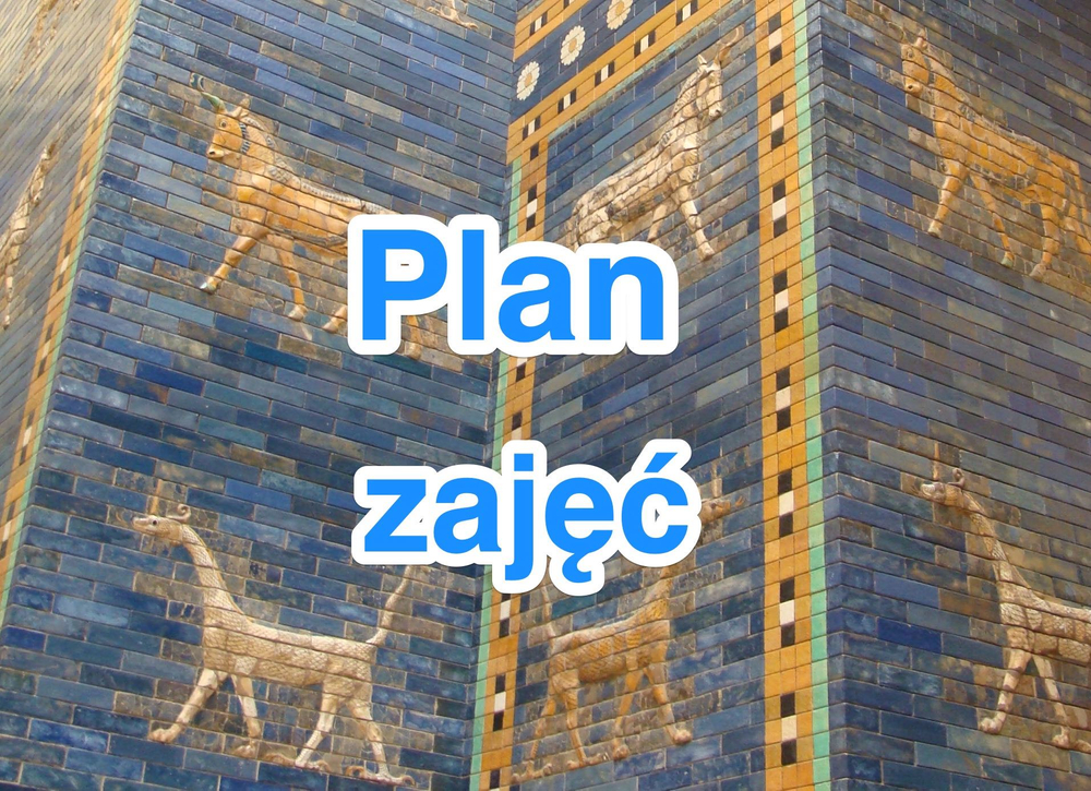 Plan zajęć w roku akademickim 2024/2025 – semestr zimowy